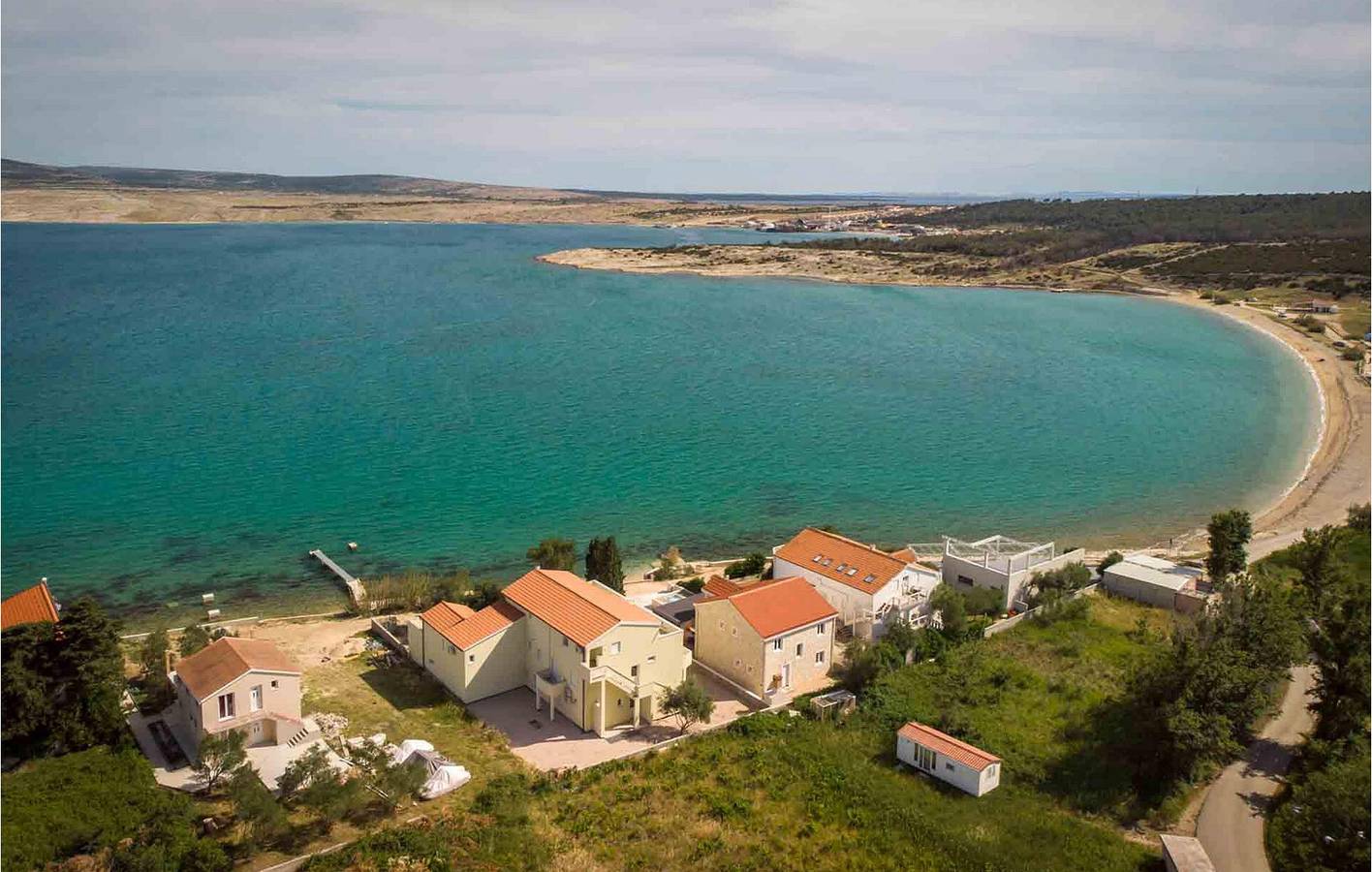 Holiday home for 10 people with hot tub in Novalja, Pag Island