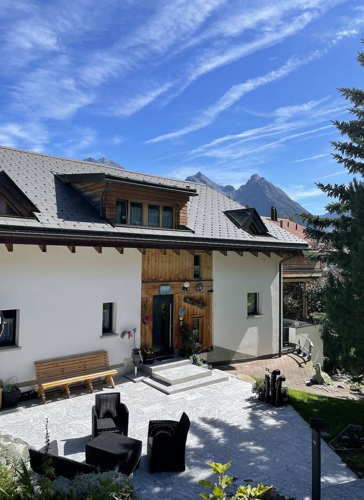 Ganze Ferienwohnung, Chasa Cumulus/Hp Ferienwohnung Sainas 139 A - Chasa Cumulus, Hochparterre 1-4 Pers., 68m2 in Ftan, Unterengadin