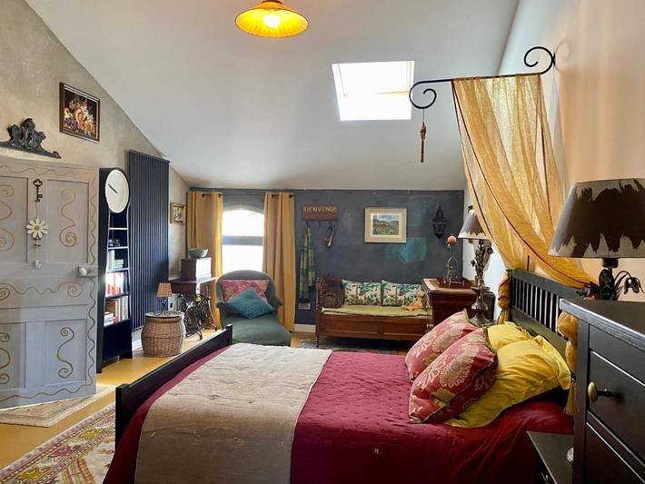 Chambre d’hôte pour 2 personnes, avec Terrasse et Jardin