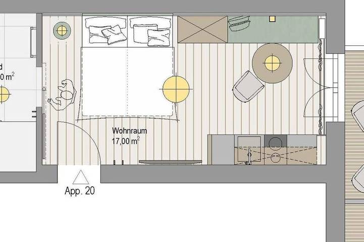 Ferienwohnung für 2 Personen, mit Garten - 1