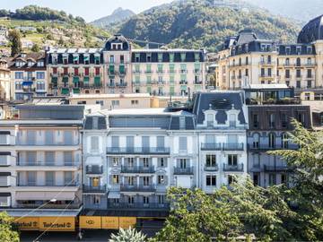 Ferienwohnung für 4 Personen, mit Seeblick und Balkon in Montreux