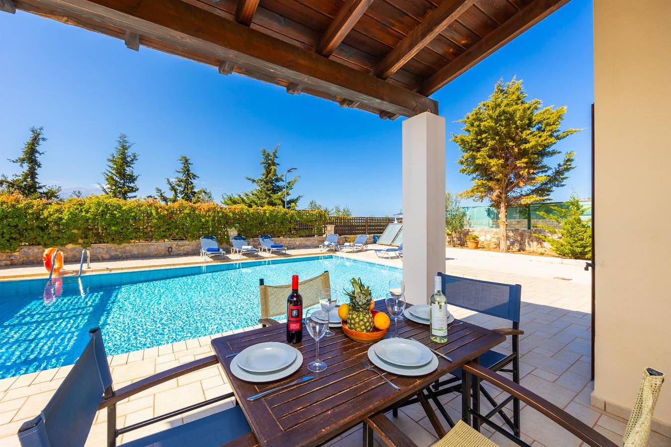 Villa für 7 Personen mit Terrasse in Kefalas, Vamos