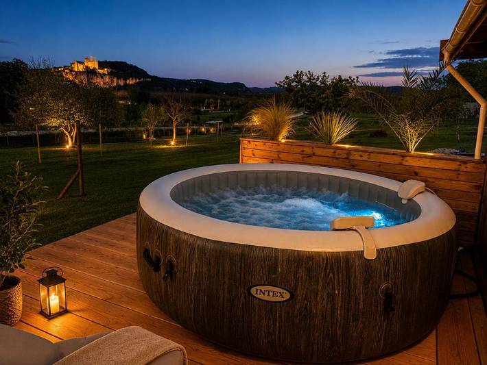Location de vacances pour 2 personnes, avec jardin et jacuzzi à Castelnaud-la-Chapelle - 3