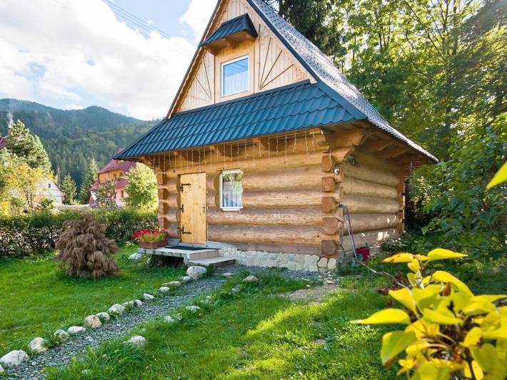 Domek letniskowy dla 6 osób, z Balkon i Taras oraz Ogród i Widok w 