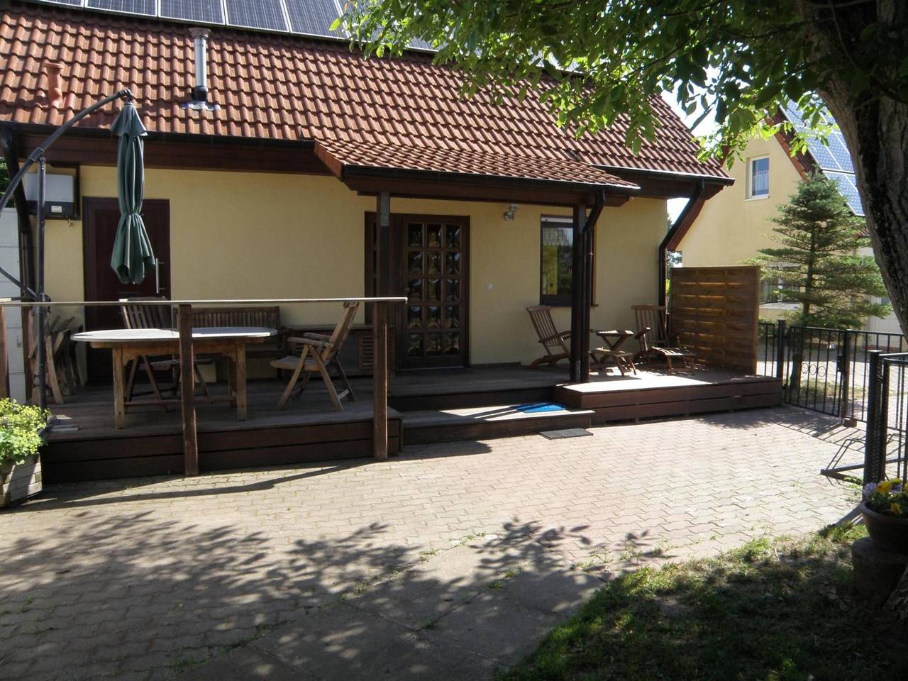 Ferienhaus 'Haus Peeneblick' mit Meerblick, privater Terrasse und Wlan in Freest, Vorpommern Greifswald