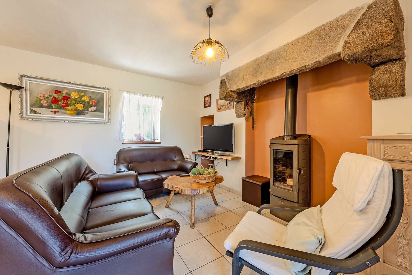 Maison de vacances 'Gîte De Pen Ar Mor' avec terrasse privée, jardin privé et Wi-Fi in Cléder, Ceinture Dorée