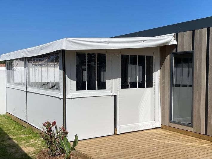 Camping Les Marsouins - Mobilheim 6 personen - Mobilheim Premium 3 Zimmer in Bretignolles-sur-Mer, Loire-Tal