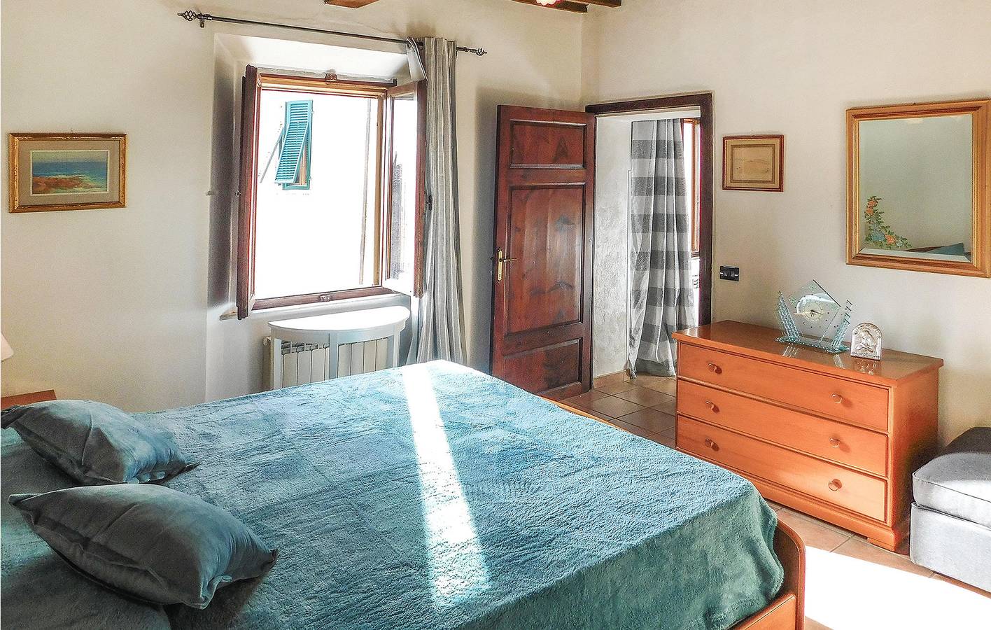 Ganze Ferienwohnung, Apt mit Meerblick, AC, WiFi und Geschirrspüler in Suvereto, Etruskische Küste
