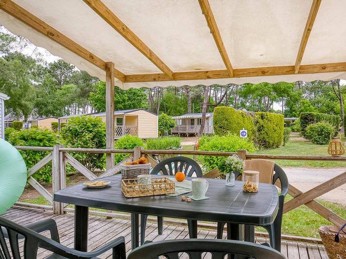 Camping Romanée - Le Châtelet  - Mobilheim 4 personen - Komfort 2 Zimmer in Saint-Cast-le-Guildo, Dinan und Umgebung