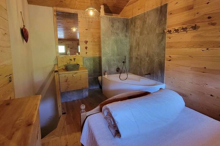 Ganze Wohnung, Renoviertes Duplex 3Z+Kab 6 Pers, Balkon, Blick auf den Mont Blanc in Bellentre, La Plagne-Tarentaise