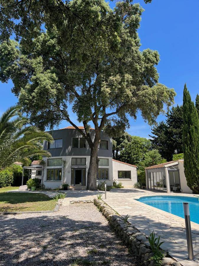 Villa pour 7 personnes, avec piscine ainsi que vue et jardin