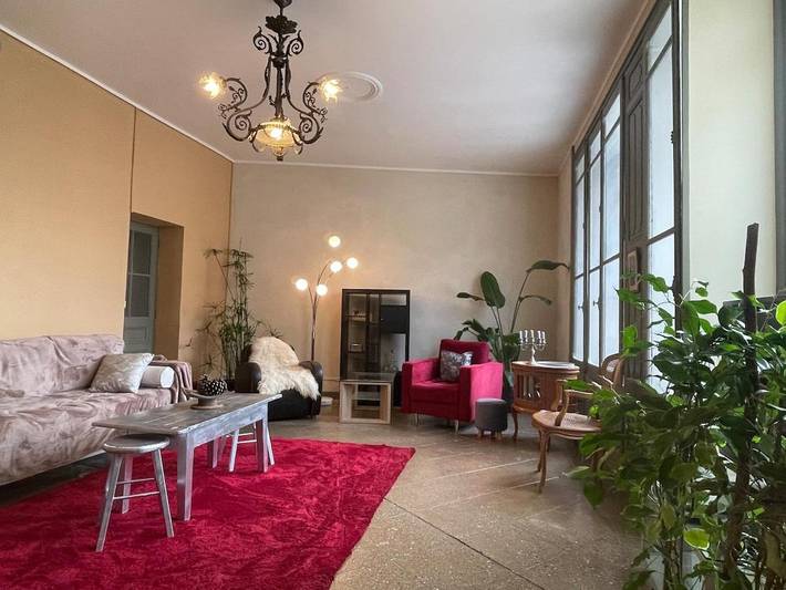 Location de vacances pour 14 personnes, avec vue et jardin dans Passins - 2