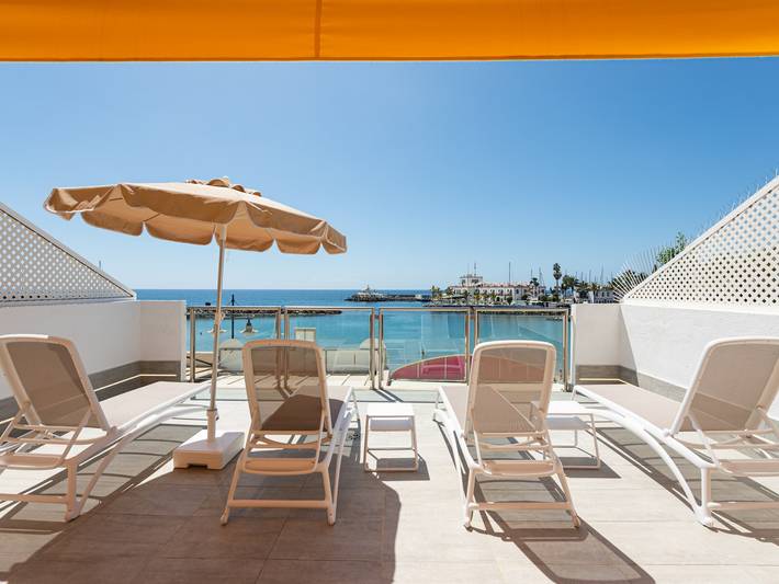 Holiday rental for 4 people, with terrace and garden, child-friendly in Puerto de Mogan