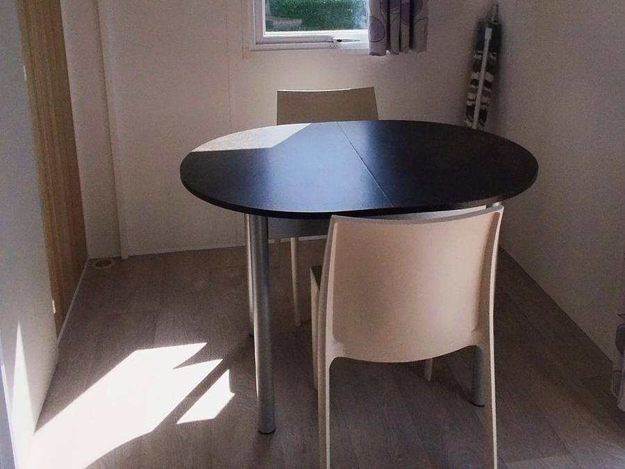 Camping Sites et Paysages - Camping de la Baie - Stacaravan 2 personen - Privilège 1 slaapkamer - Onoverdekt terras - 21 m2 in Pendé, Abbeville en omgeving