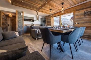 Cottage pour 8 personnes, avec balcon, adapté aux familles à Valmeinier