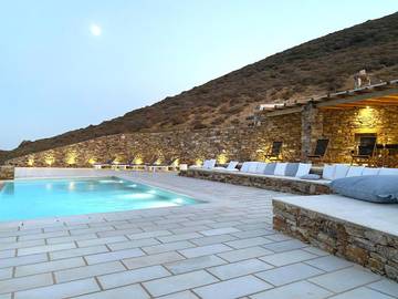 Villa pour 10 personnes, avec jardin ainsi que jacuzzi et piscine dans Antiparos