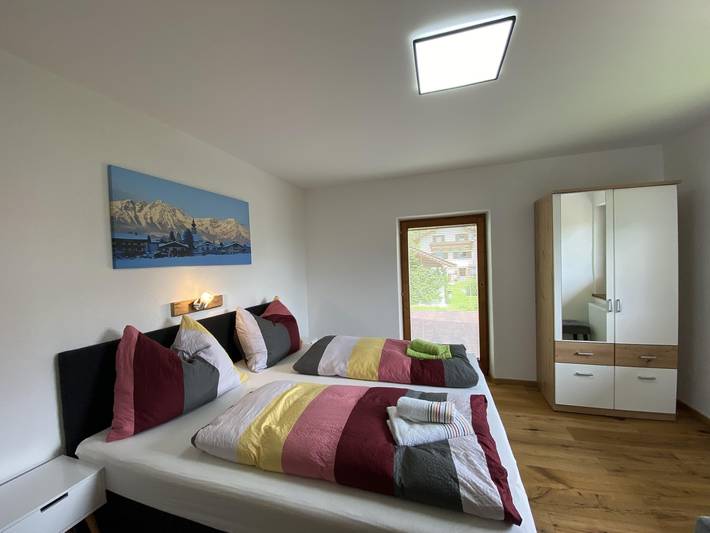 Geheel vakantieappartement, 2 slaapkamer,woon-slaapkamer/douche of b in Söll, Kaisergebirge