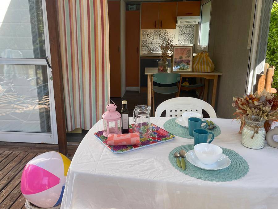 Camping l'Emeraude du Verdon - Mobilhome 2 personnes - Standard 1 Chambre in Aups, Région de Brignoles