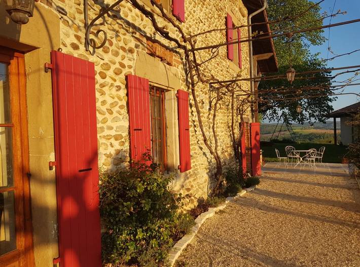 Chambre d’hôte pour 2 personnes, avec piscine et jardin