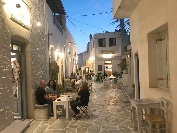 Hôtel pour 3 personnes, avec jardin et vue, animaux acceptés dans Kithnos Chora - 4