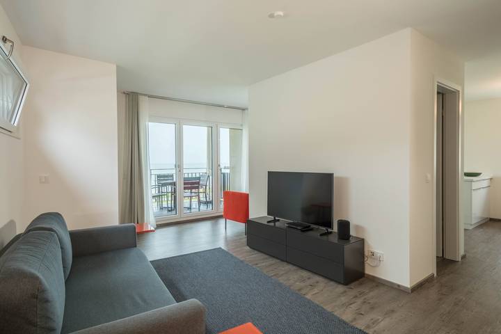 Vakantiewoning voor 6 personen, met Balkon en Uitzicht op het meer in Langenargen
