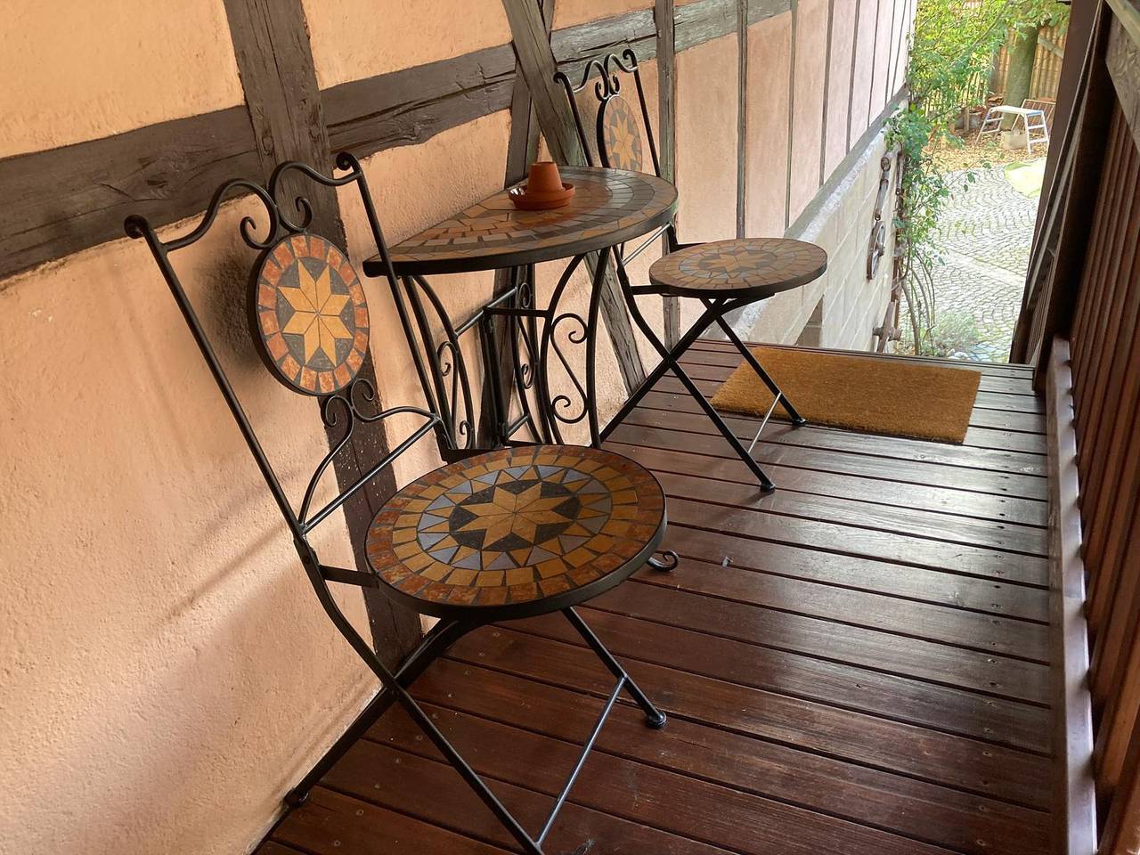 Ferienwohnung Koppelblick - Ferienwohnung Koppelblick (58qm) mit Schwedenofen in Pfarrweisach, Landkreis Haßberge