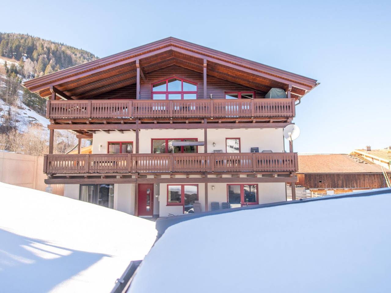 Ganze Wohnung, Modernes Ferienhaus in Pistennähe
 in Rauris, Ski Amadé