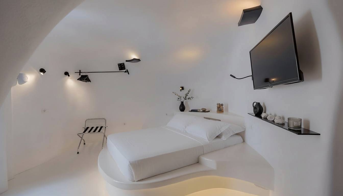 Appartamento intero, Appartamento vacanze per 2 persone con idromassaggio in Firostefani, Thera