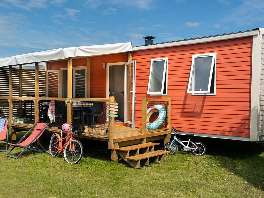 Camping Les Beaupins - Mobilheim 6 personen - Select Tv Lv Clim Plancha - 3 Schlafzimmer - 6 Personen in Saint-Denis-d'Oléron, Côte de Beauté