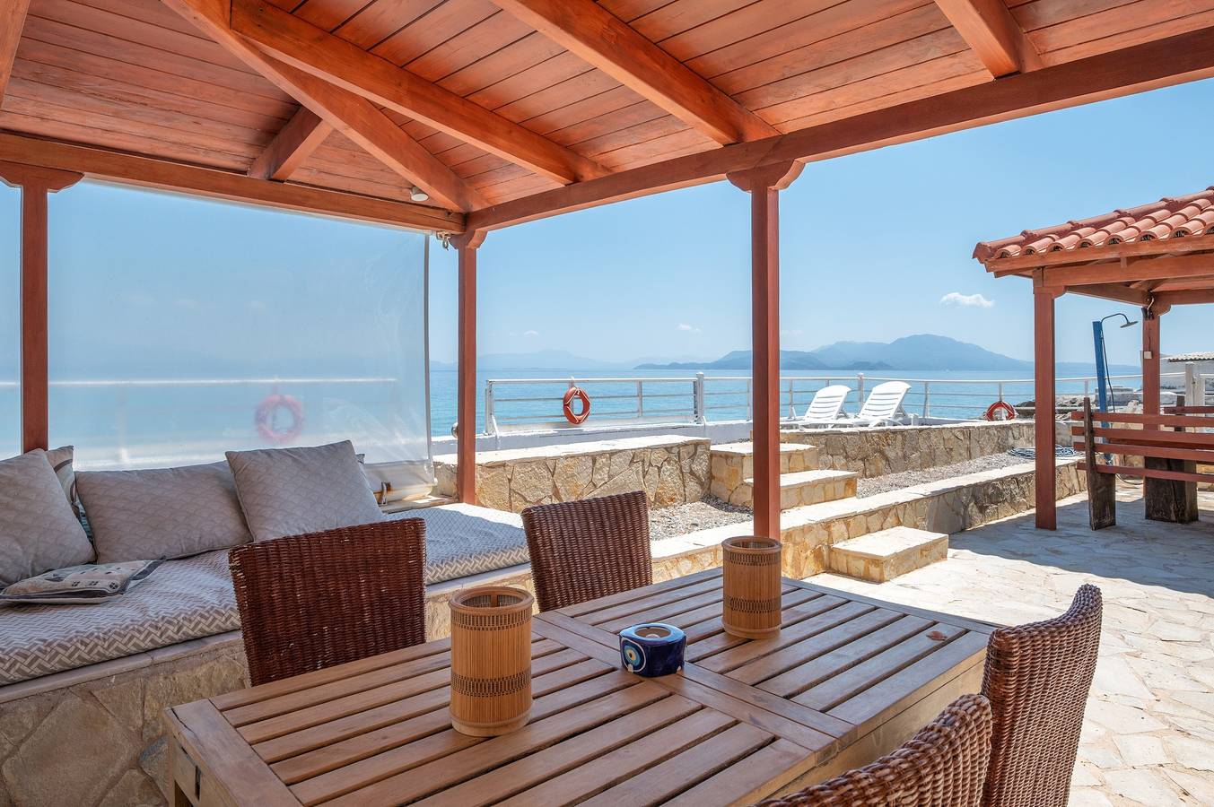 Peloponnese Beachfront Villa (Gelinas Beach house) in Korinthia