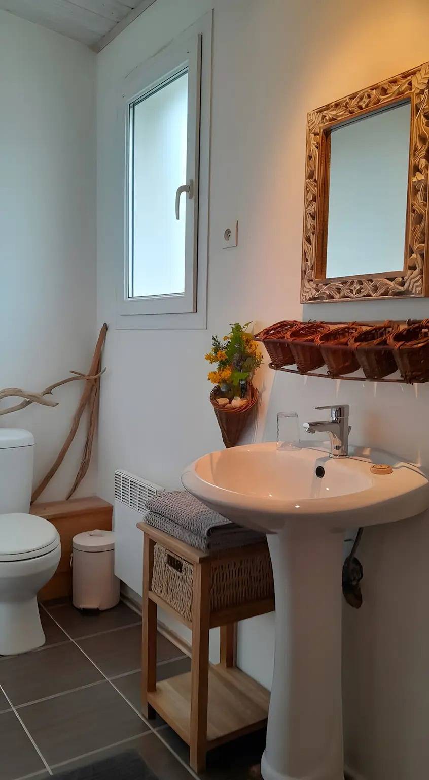 Chambres d'hôtes La Marouette 2 avec terrasse partagée et Wi-Fi in Hiers-Brouage, Côte de Beauté