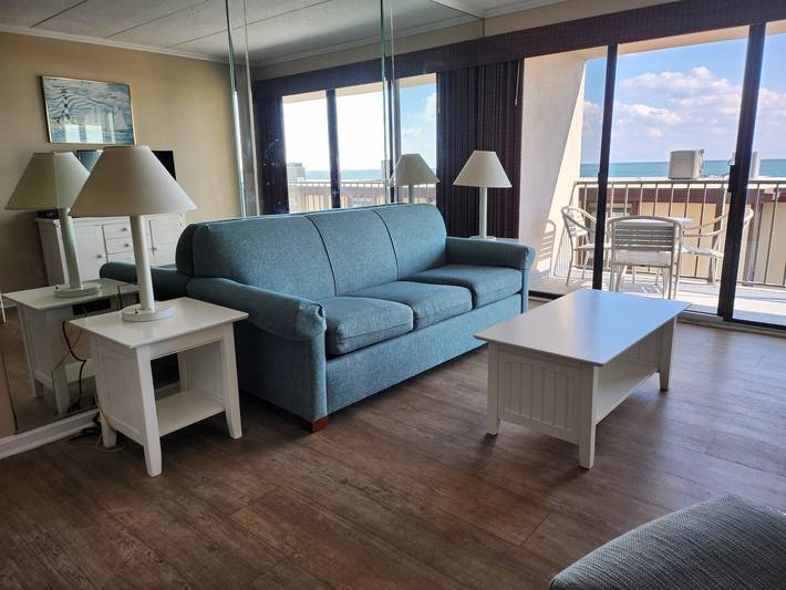 Ferienwohnung für 6 Personen, mit Pool und Balkon sowie Meerblick - 1