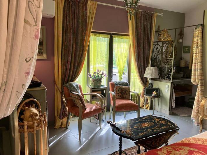 Chambre d’hôte pour 2 personnes, avec terrasse et vue ainsi que piscine et jardin à Paradou - 3