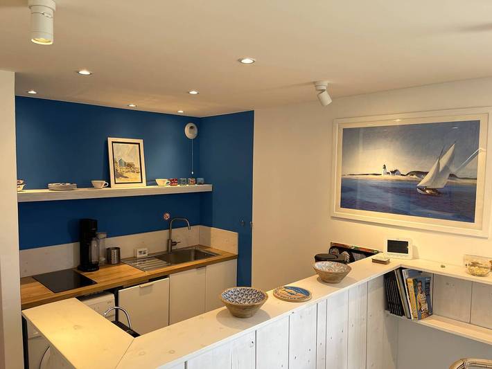 Gîte pour 4 personnes, avec terrasse dans Plage de Grève Blanche - 4