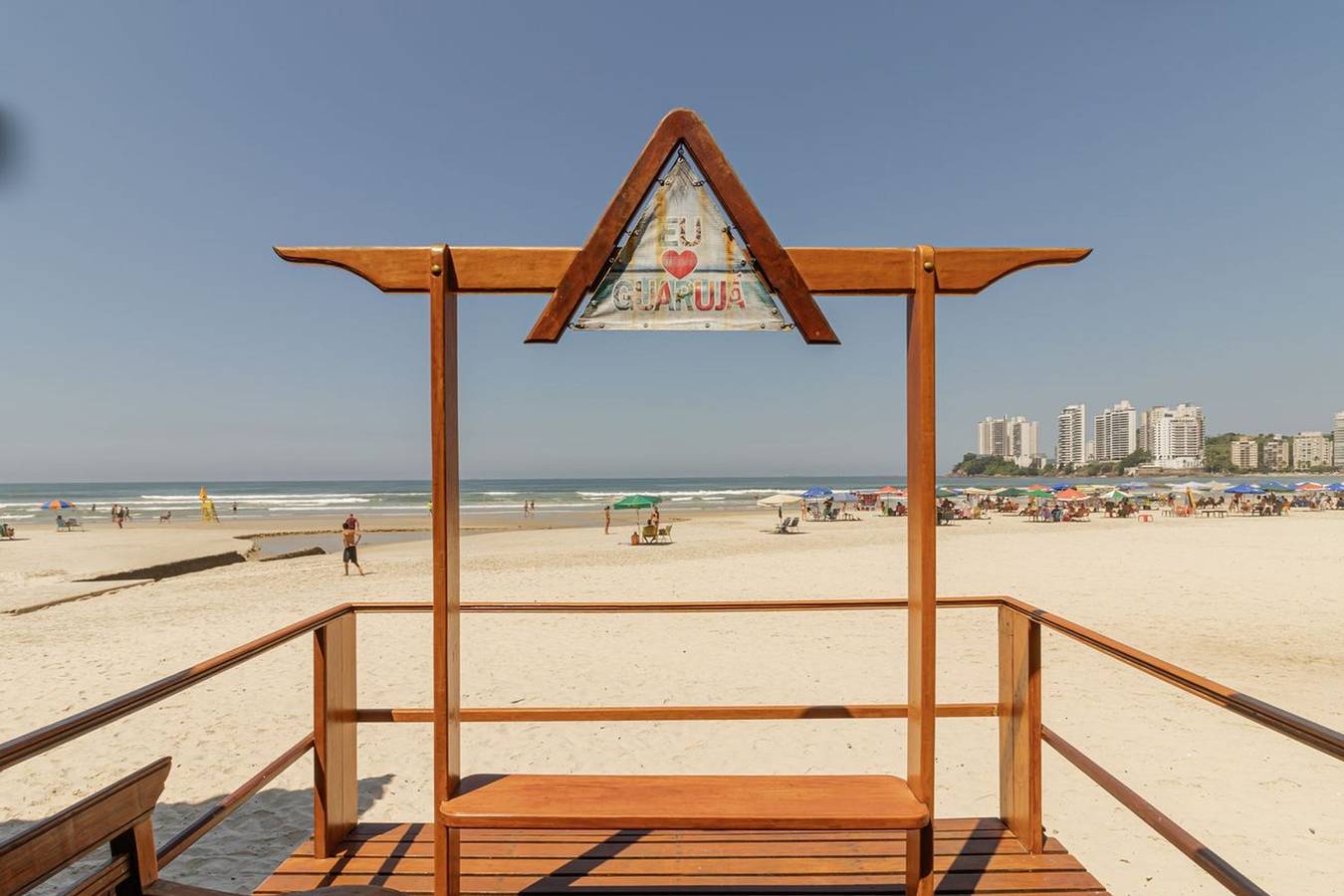 Ganze Wohnung, Apto p/ 6 pessoas a 400m da Praia das Pitangueiras in Guarujá, Baixada Santista