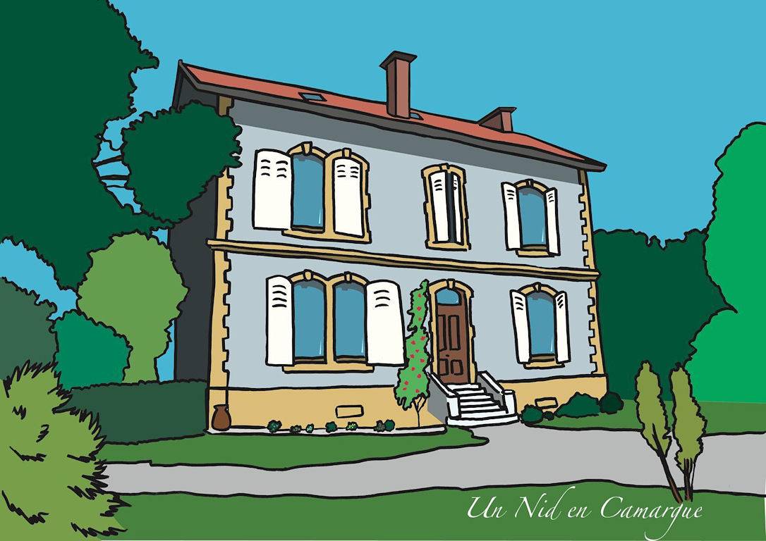 Un Nid en Camargue - Chambre 4 in Salin-de-Giraud, Arles