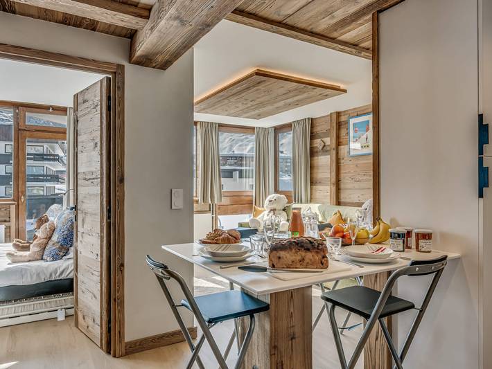 Gîte pour 4 personnes, avec Balcon à Tignes