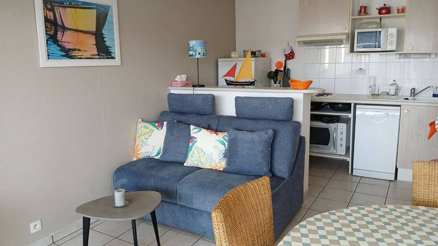 Appartement de vacances pour 4 personnes, avec terrasse, animaux acceptés