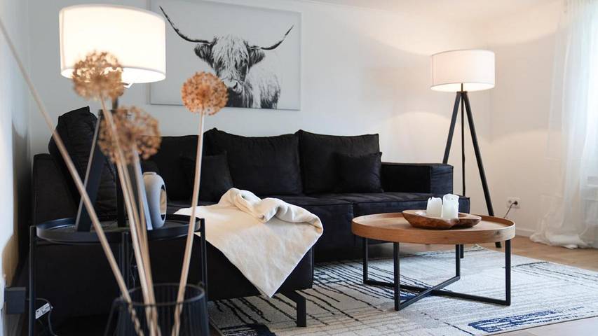 Ferienwohnung für 4 Personen, mit Terrasse und Garten sowie Ausblick in Delve - 3