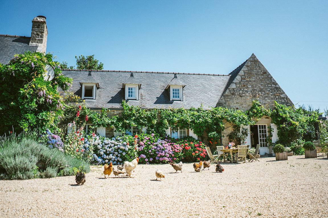 La Ferme de Kerscuntec - Chambre Glenan in Combrit, Côte de Cornouaille