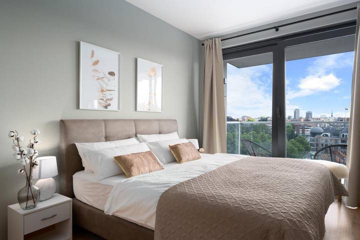Appartement de vacances pour 5 personnes, avec Balcon ainsi que Terrasse et Vue à Hasselt