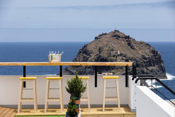 Gîte pour 2 personnes, avec Vue sur l’océan ainsi que Terrasse et Piscine à Garachico