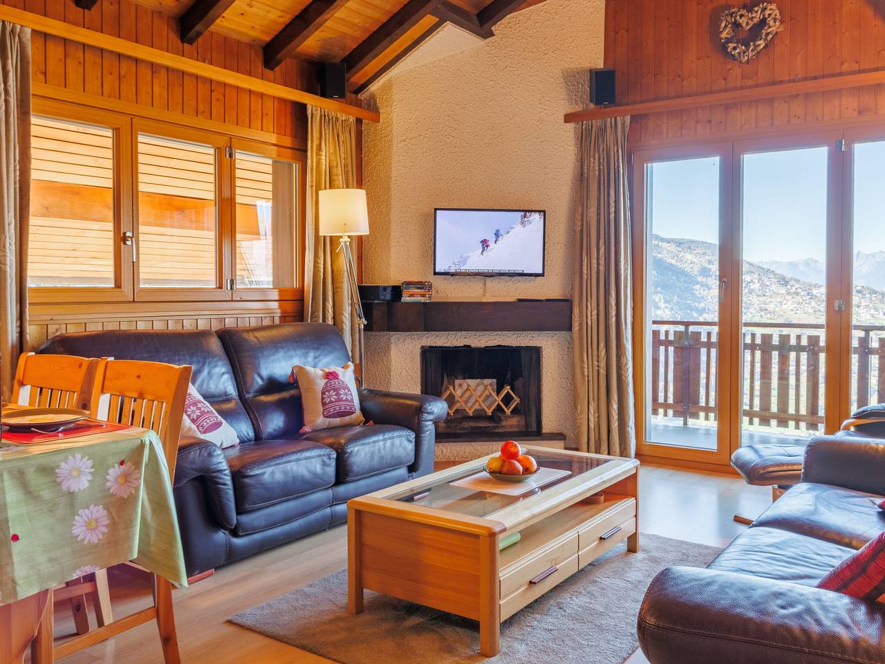 Entire apartment, Hortensia 33 in Veysonnaz, Wallisian Alps