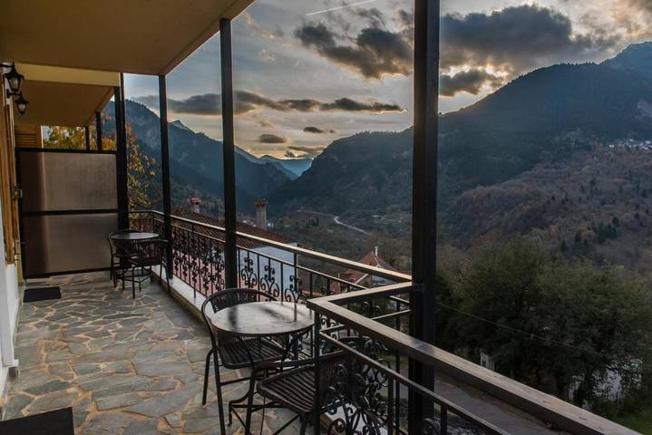 Maison d’hôte pour 2 personnes, avec Balcon ainsi que Terrasse et Vue