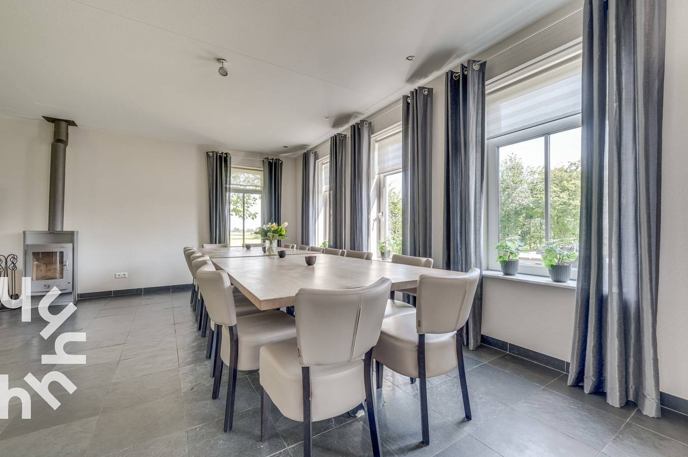 Wonderful 16-person groupaccommodation with spacious garden and sauna near Goes in North Sea Netherlands