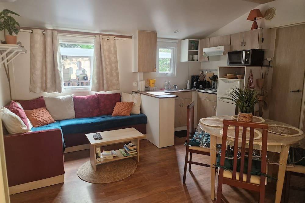 🌴 Mobile home 2 bedrooms - Large terrace - Camping Tropical Sen Yan à Mézos 🌞 in Mézos, Côte d’Argent