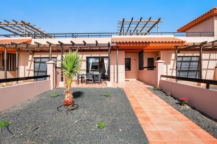 Ferienhaus für 4 Personen, mit Balkon und Garten sowie Kinderpool auf Fuerteventura