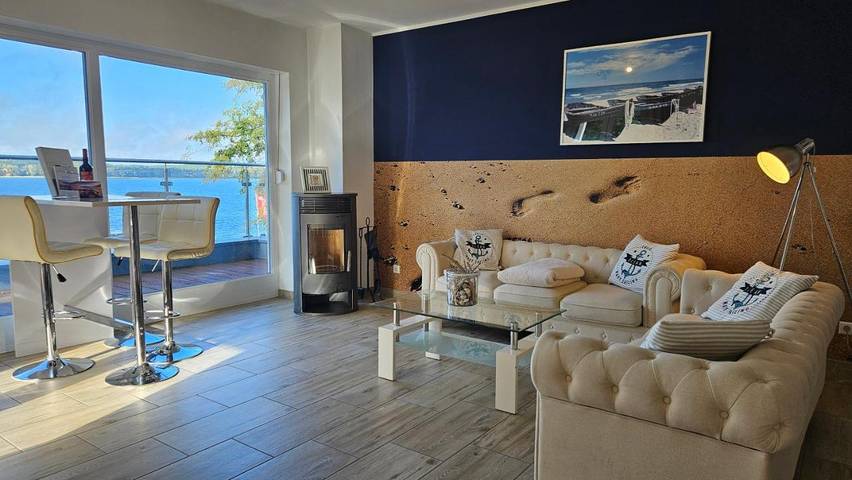 Ferienwohnung für 2 Personen, mit Ausblick und Garten sowie Seeblick in Bad Saarow