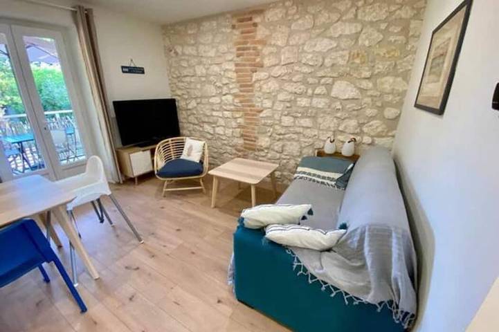 Gîte pour 5 personnes, avec balcon dans Plage de Vallières