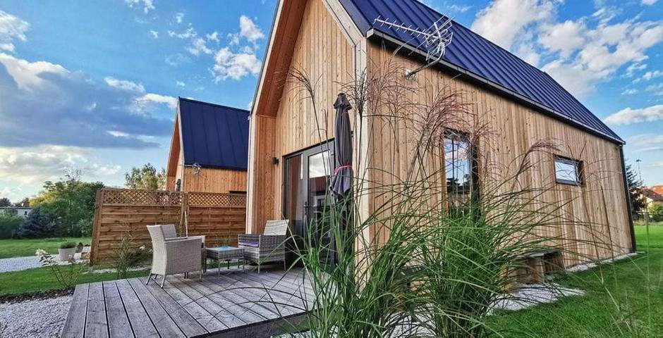 Dom dla 4 osób, z Taras i Jacuzzi oraz Ogród i Widok w Łomnica